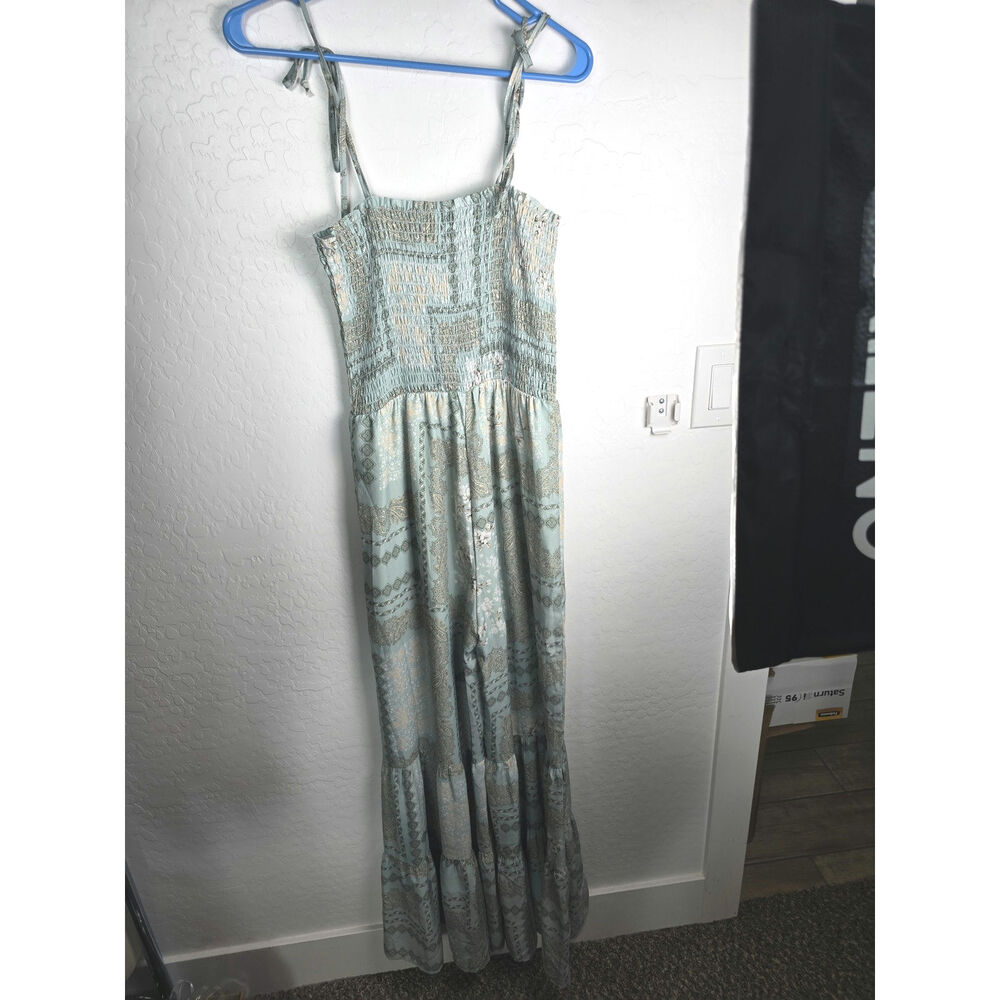 Tahulah jumper wide leg size small bell bottom legs light green - Picture 5 of 5
